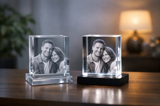 Glasfoto met of zonder verlichting kiezen?