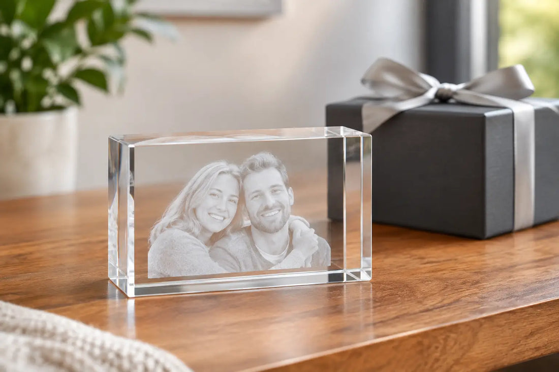 Glasgravure of fotolijst als persoonlijk cadeau?