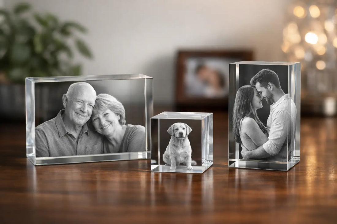 3D glasgravure cadeau met blijvende waarde