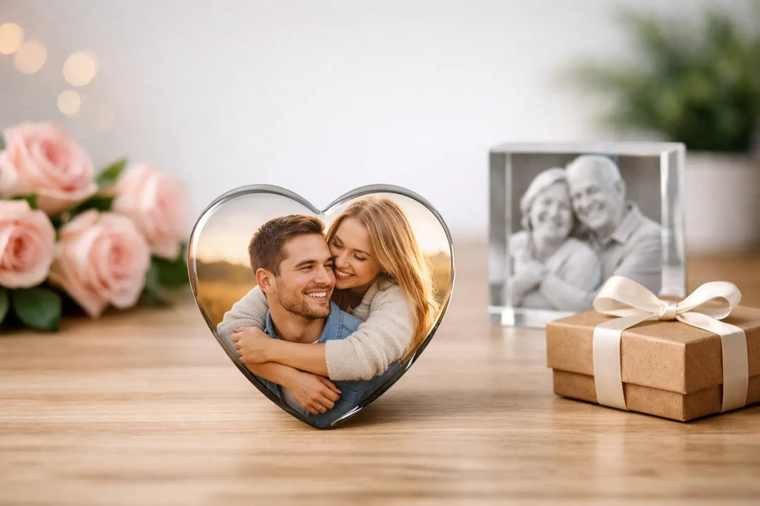 Hartvorm cadeau met foto: een blijvende herinnering