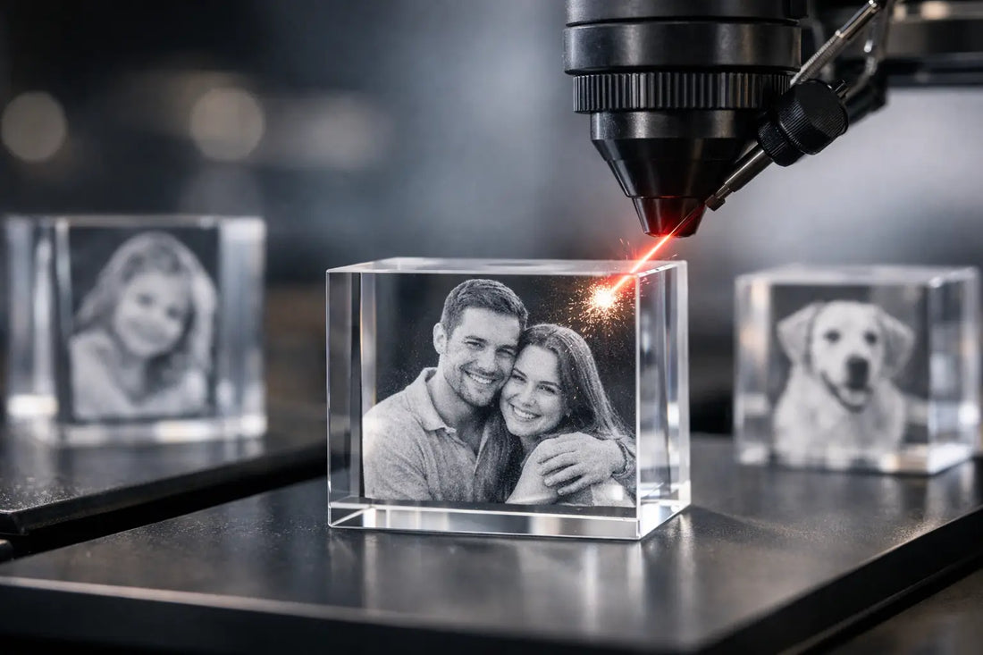 Hoe werkt foto in glas laseren precies?