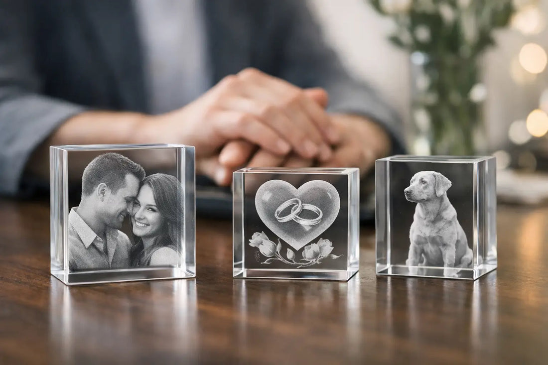 Gepersonaliseerd glas cadeau partner kiezen