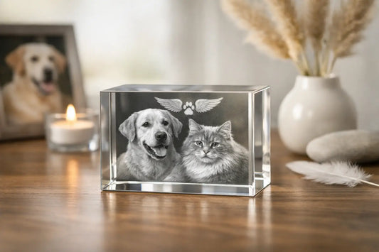 Aandenken overleden huisdier in glas