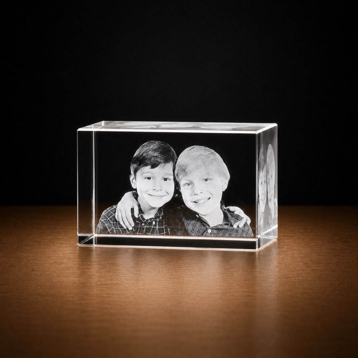 Blok 3D Met 2 Portretten
