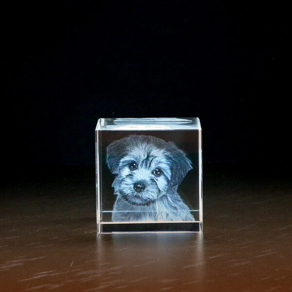 Foto in Glas - Kleine kubus